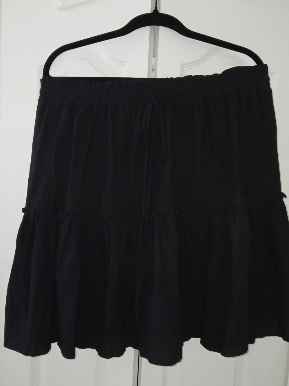 torrid Black Tiered Drawstring Skirt